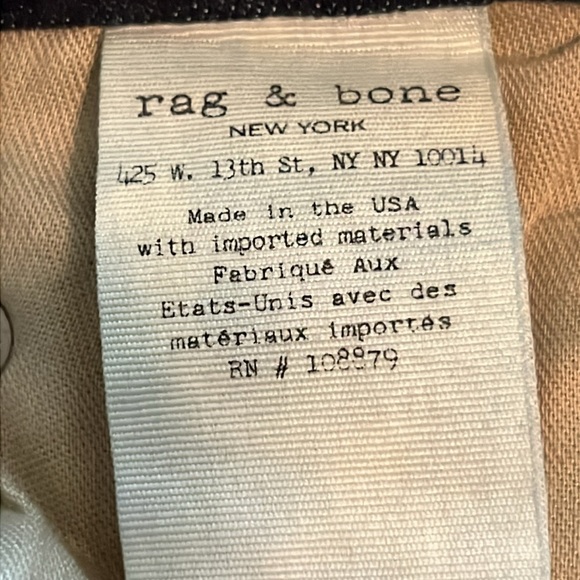 Rag & Bone Jean Capri Mid Rise Size 30 - Picture 12 of 16